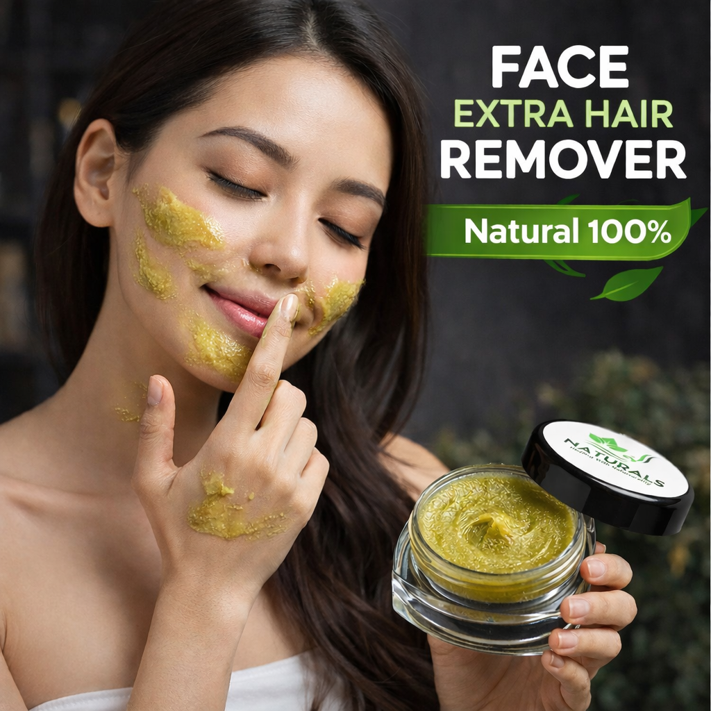 Facial Hair Remover Cream– Permanent Solution for Extra Hair (Male & Female)